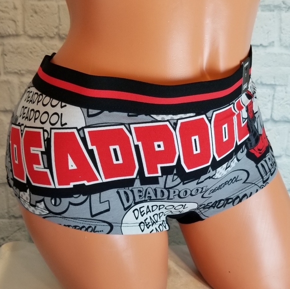 Torrid Deadpool Marvel Comic Book Boyshort Panties - Picture 1 of 14